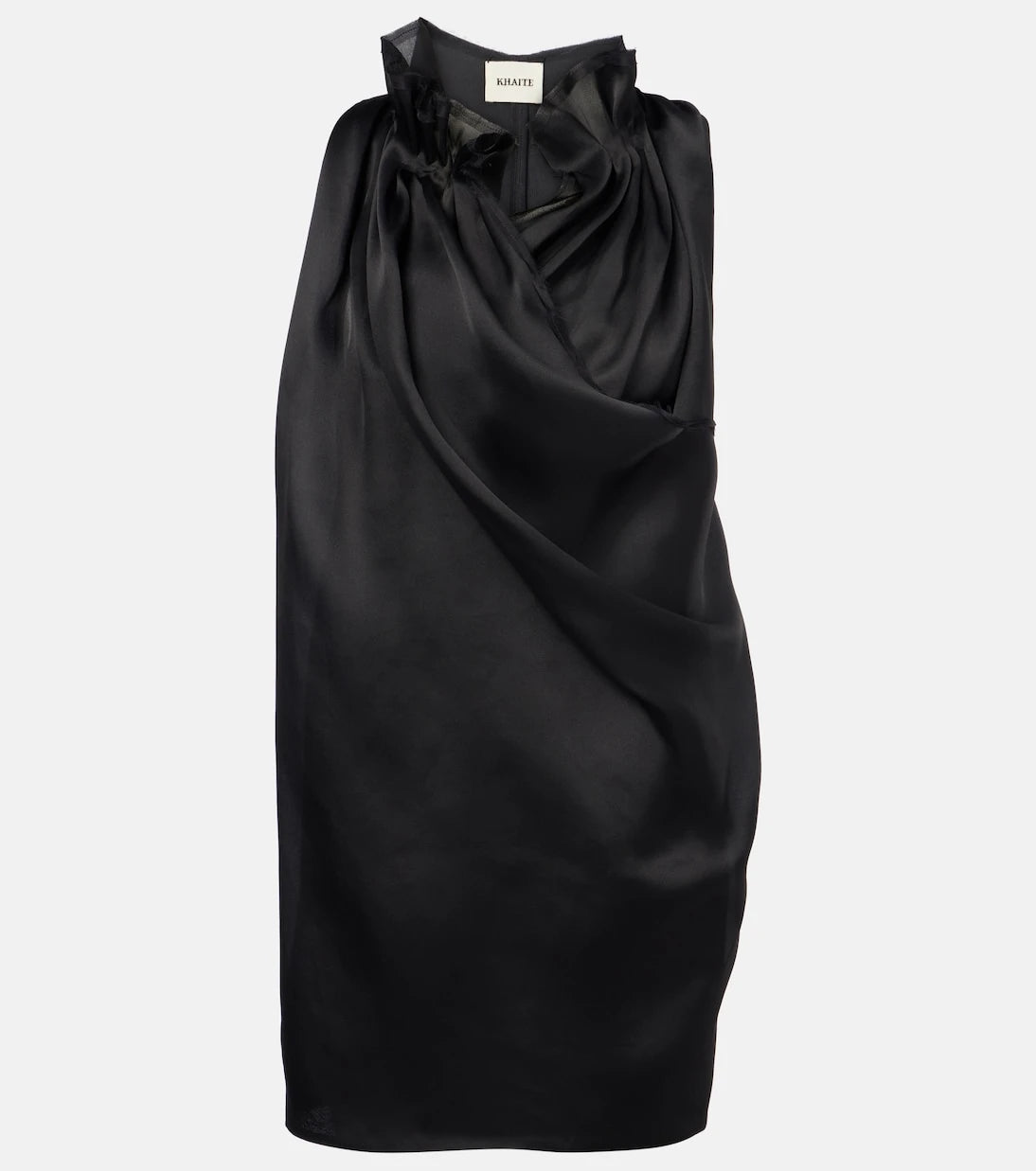 Khaite - Meegan draped silk top