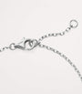 White Gold and Diamond LOVE Chain Bracelet