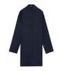 LOEWE Navy Cotton Mini Shirt Dress