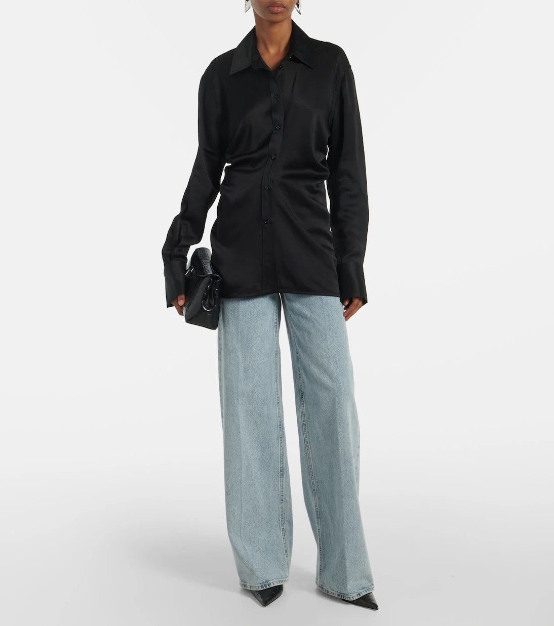 Toteme - Slouch satin shirt