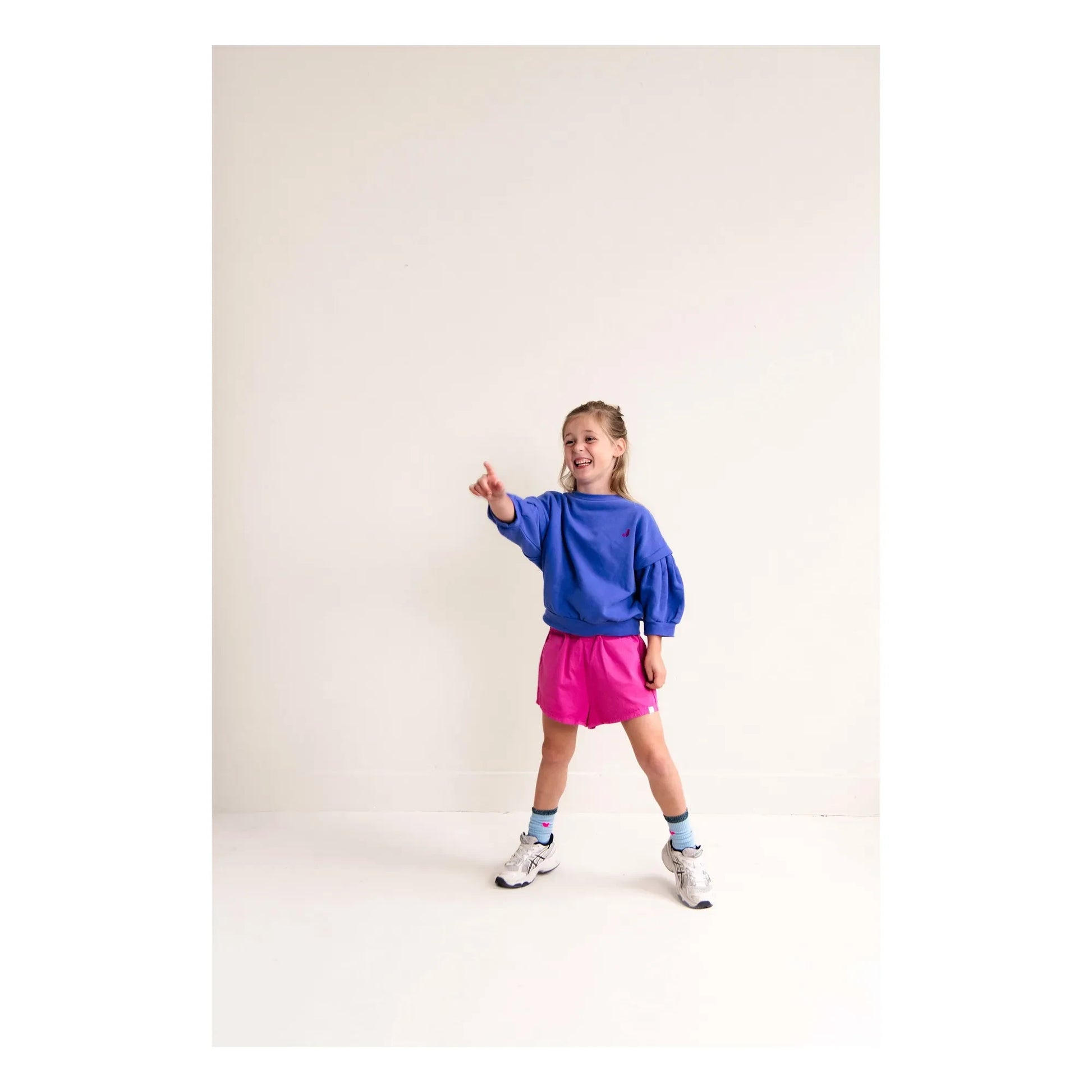 Jenest - Balloon Etoile organic cotton sweatshirt | Cobalt