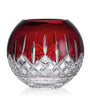 Crystal Lismore Red Rose Bowl (20cm)