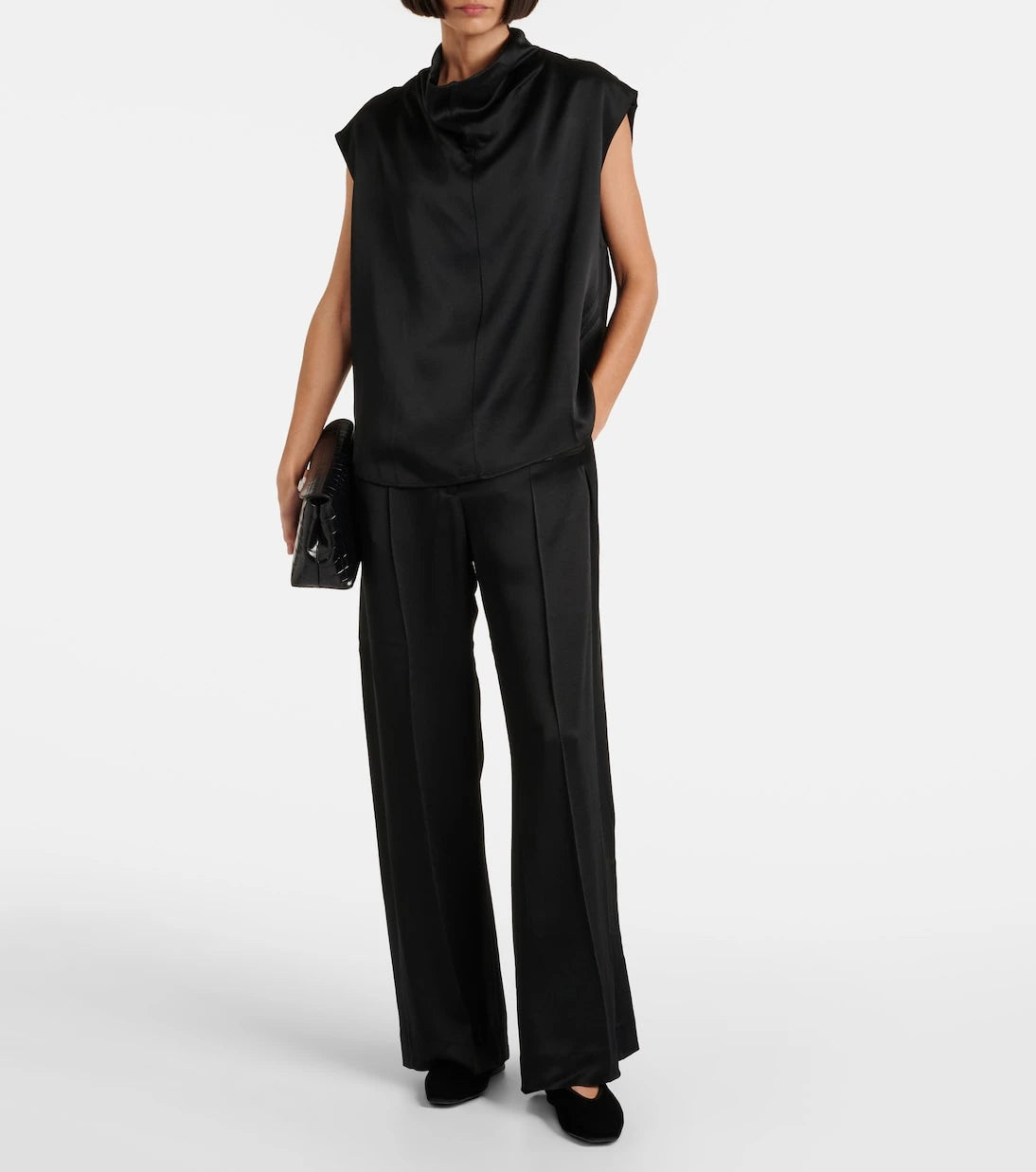 Toteme - High-rise wide-leg pants