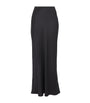 ANINE BING Black Silk Bar Maxi Skirt