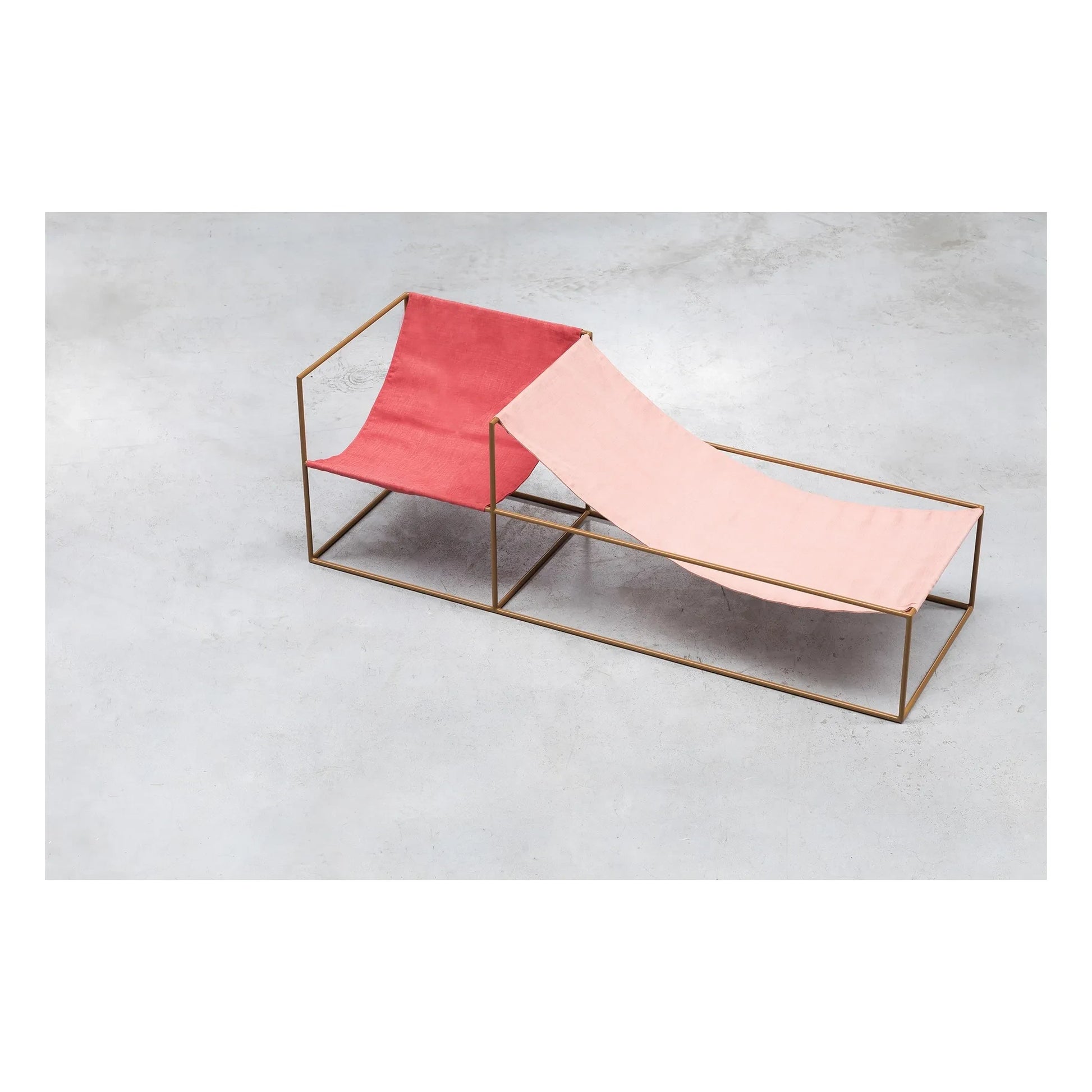 Valerie Objects - Duo Seat, linen, Muller Van Severen