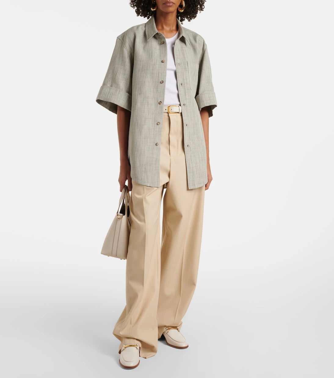 Tod's - حذاء لوفر بكعب من الجلد