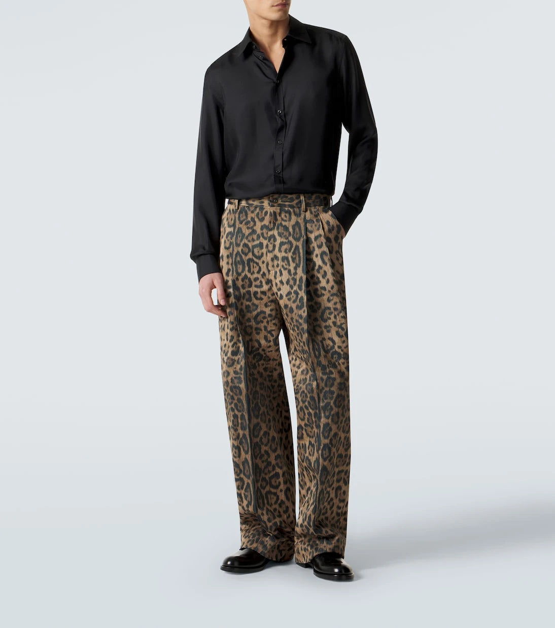 Dolce&Gabbana - Cotton-blend straight pants