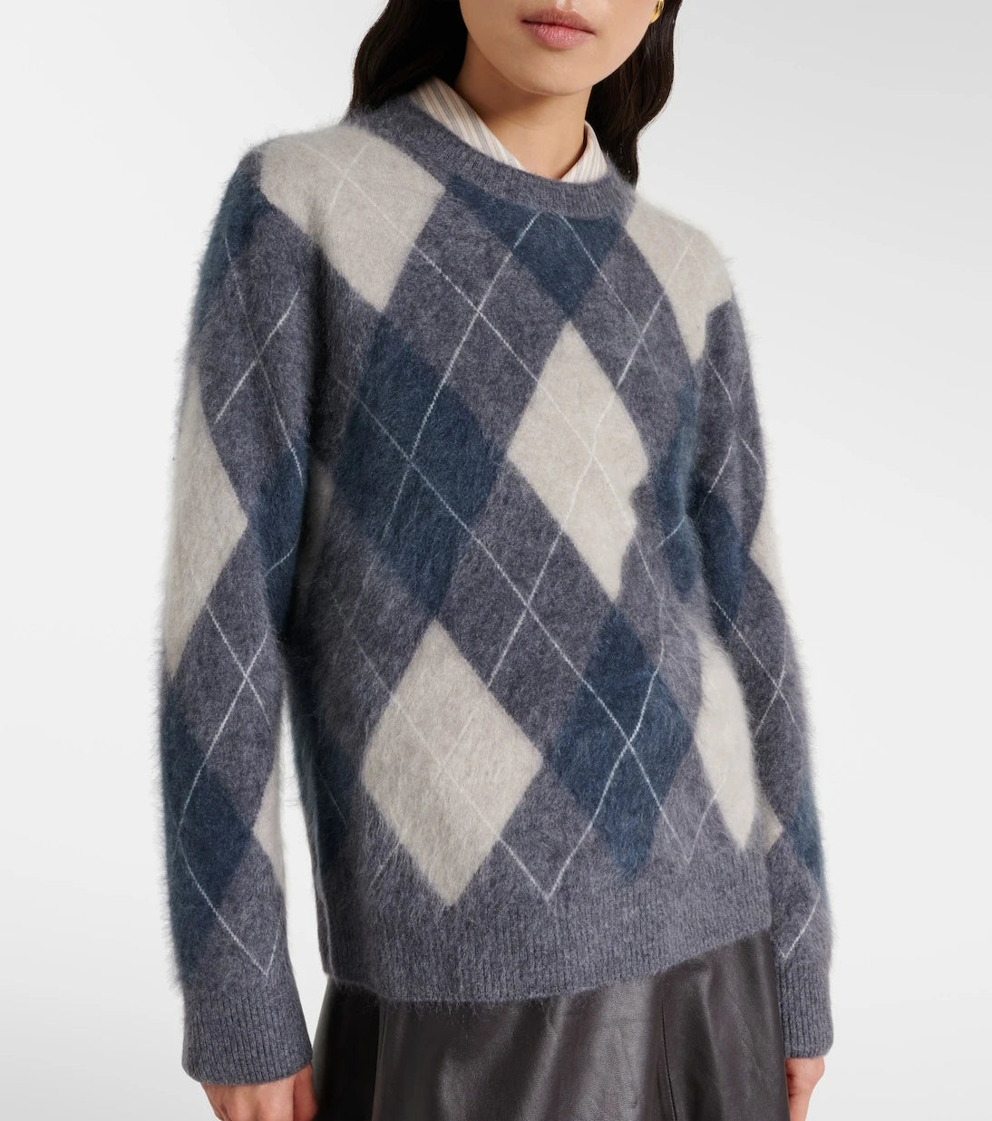 Lisa Yang - Margy argyle cashmere sweater