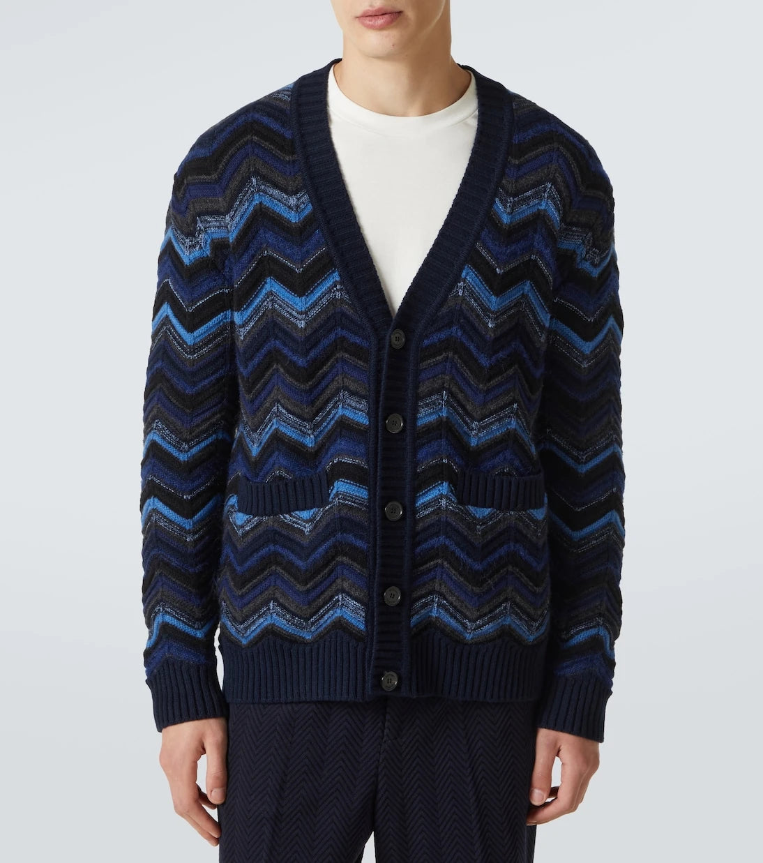 Missoni - Zigzag wool-blend cardigan