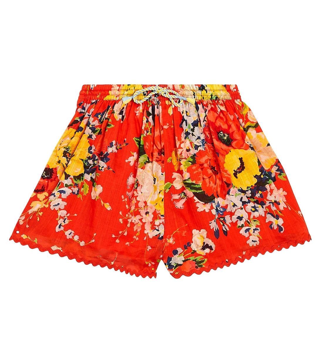 Zimmermann Kids - Alight floral cotton shorts