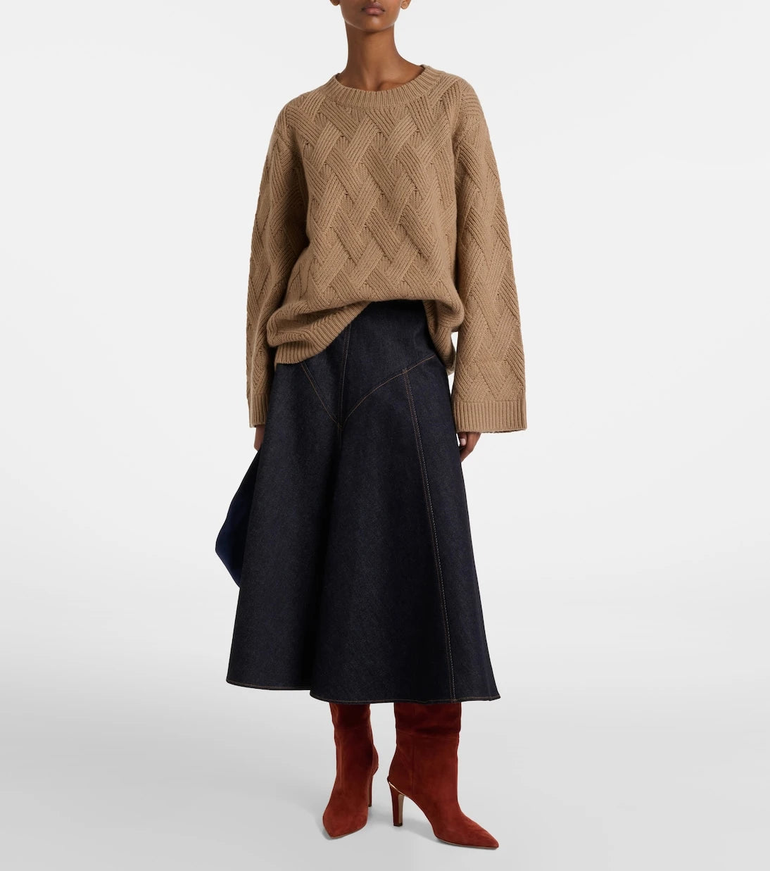 Jardin des Orangers - Oversized wool and cashmere sweater