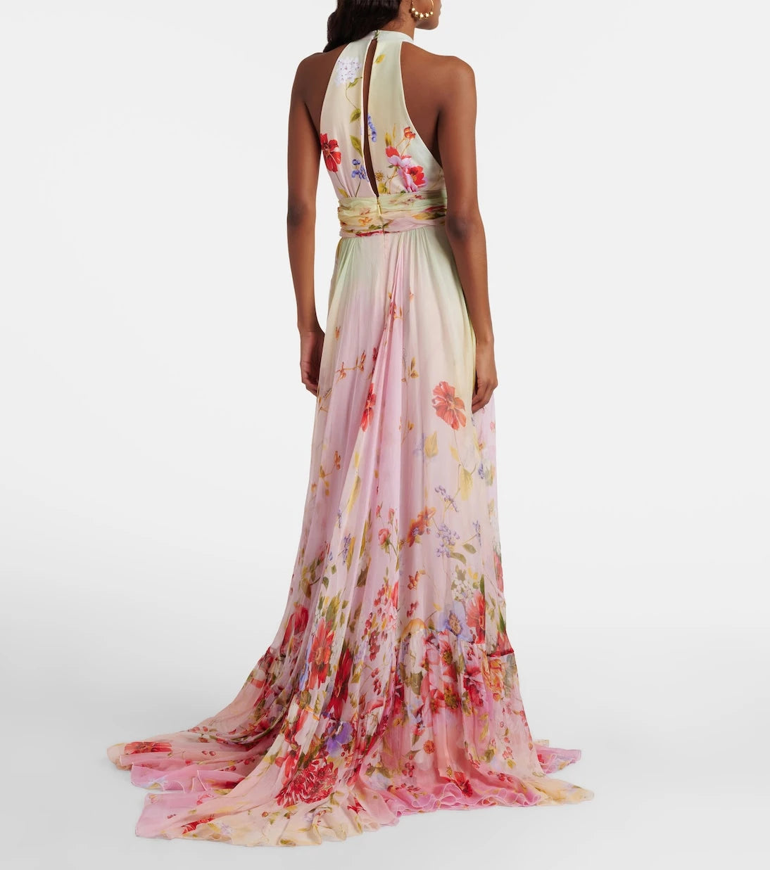 Roberto Cavalli - Floral silk gown