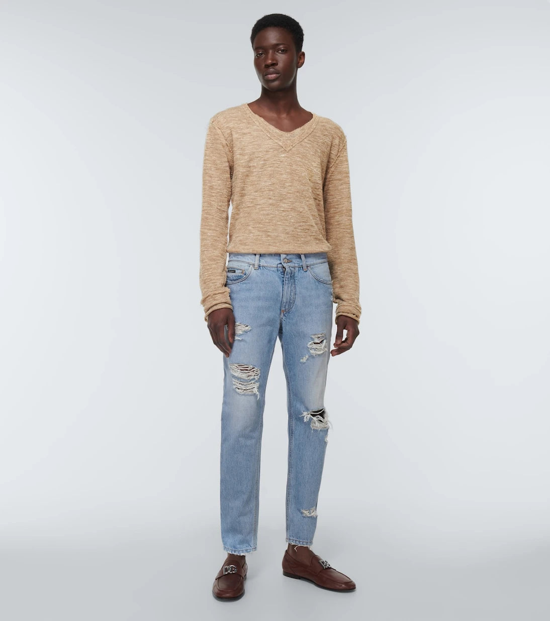 Dolce&Gabbana - Distressed sweater