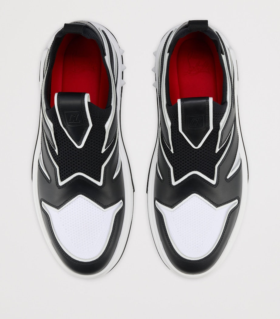 Christian Louboutin Astroflash Leather Sneakers