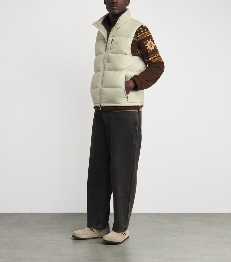 Polo Ralph Lauren Neutral Down Gorham Gilet