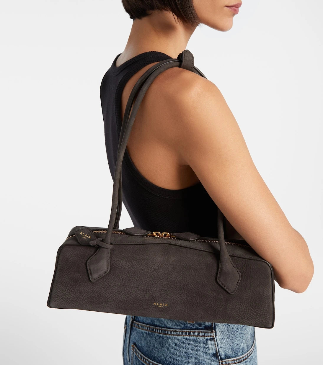 Alaïa - Le Teckel Medium leather shoulder bag