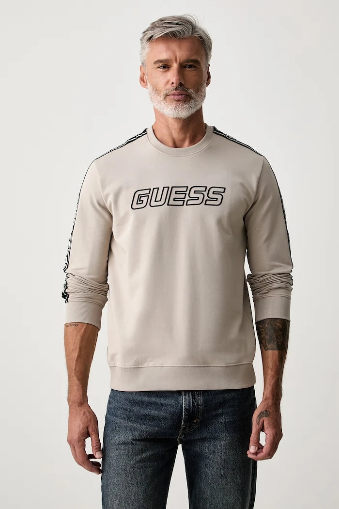 Guess pamuklu erkek sweatshirt ARLO