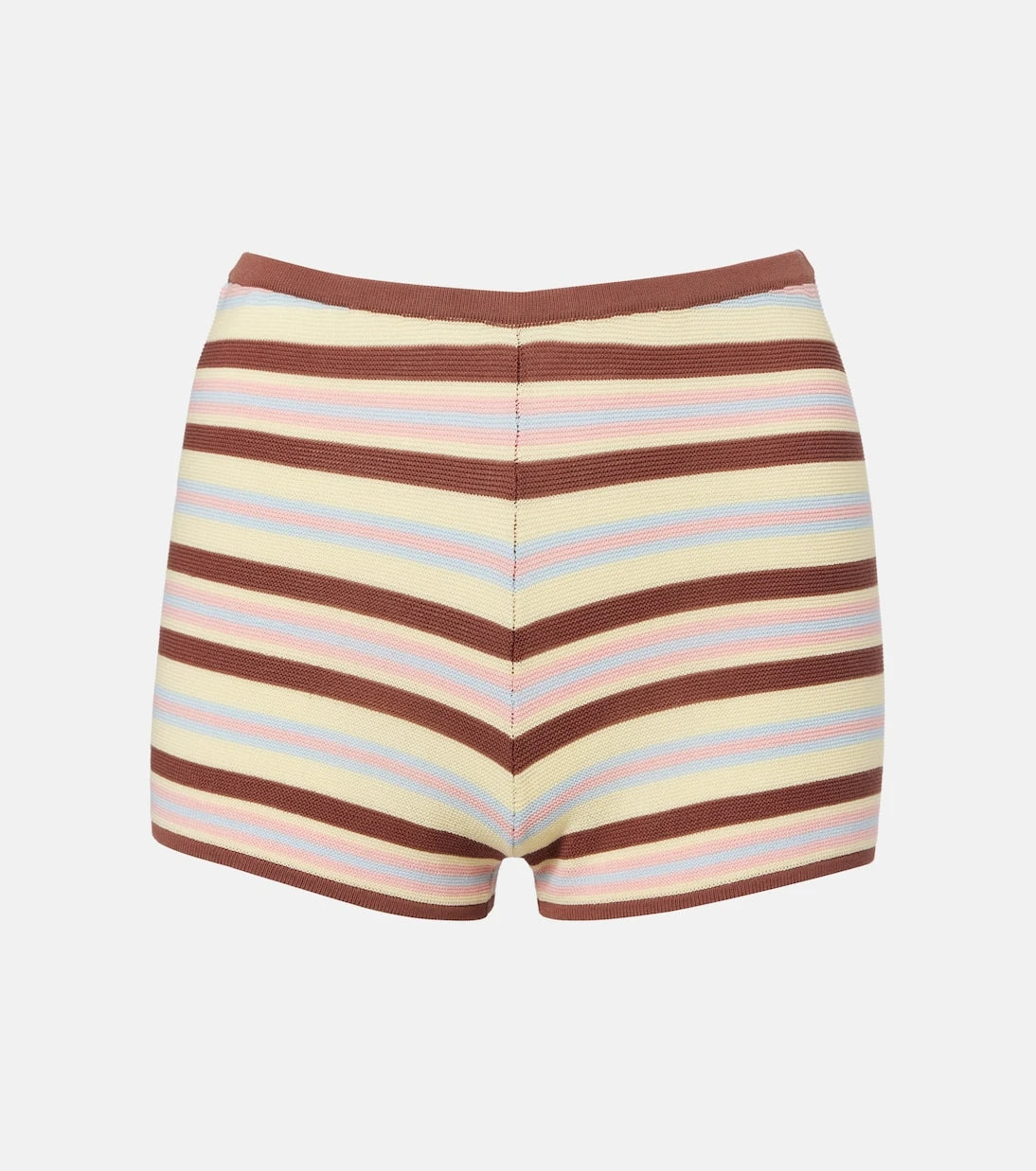 Faithfull - Playa striped cotton-blend shorts
