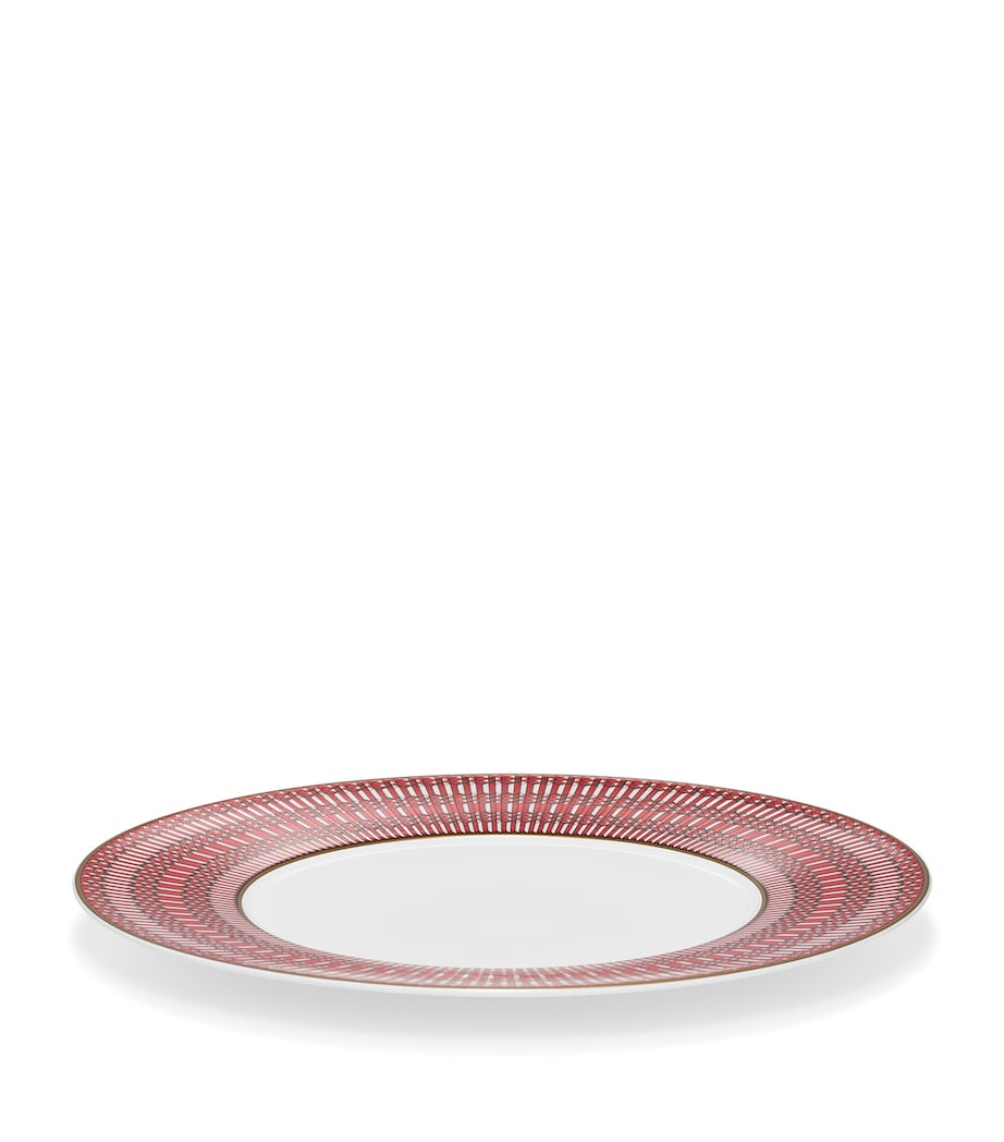 Set of 2 Arcadia Red Dinner Plates (27cm)