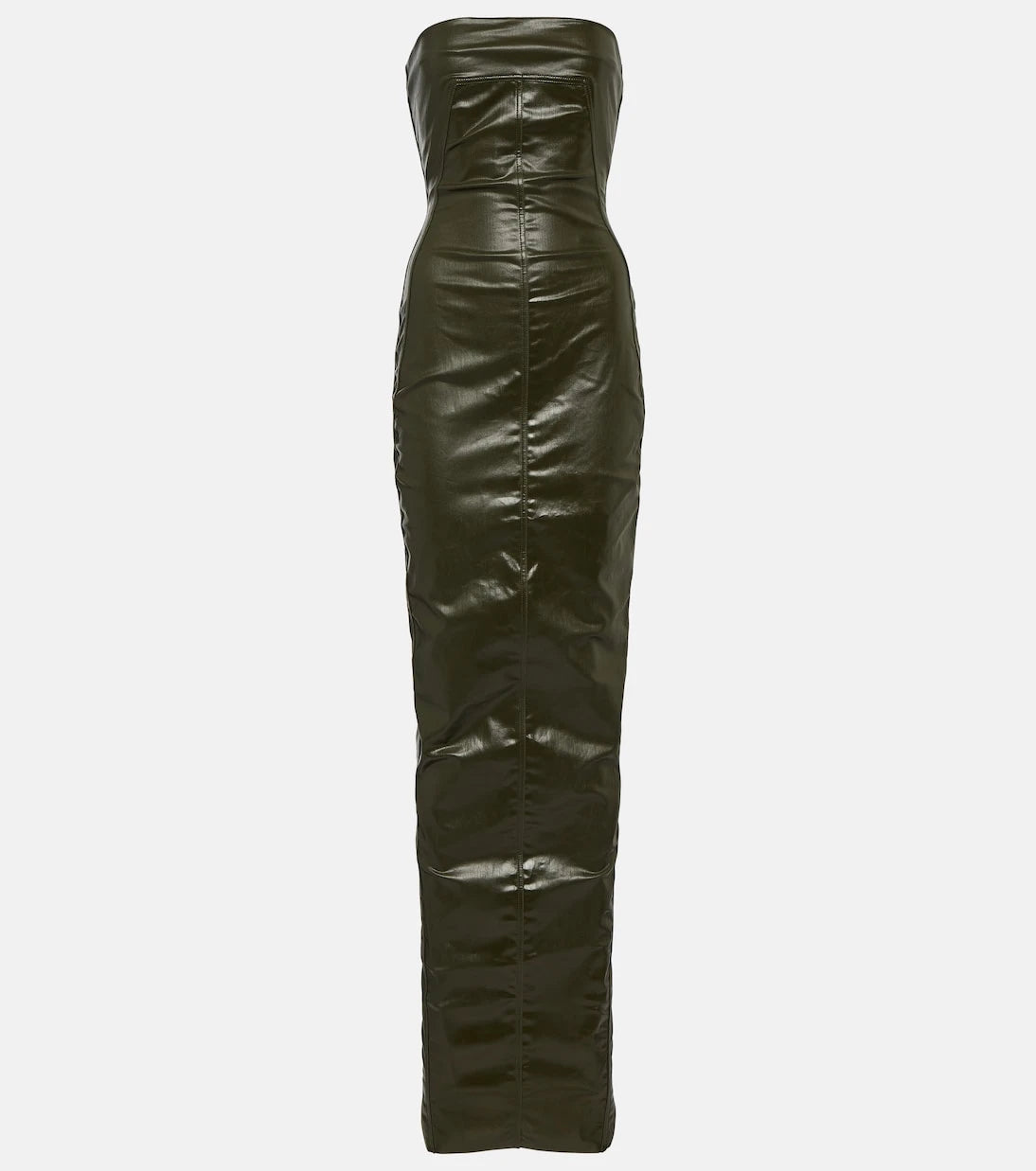 Rick Owens - Strapless denim gown