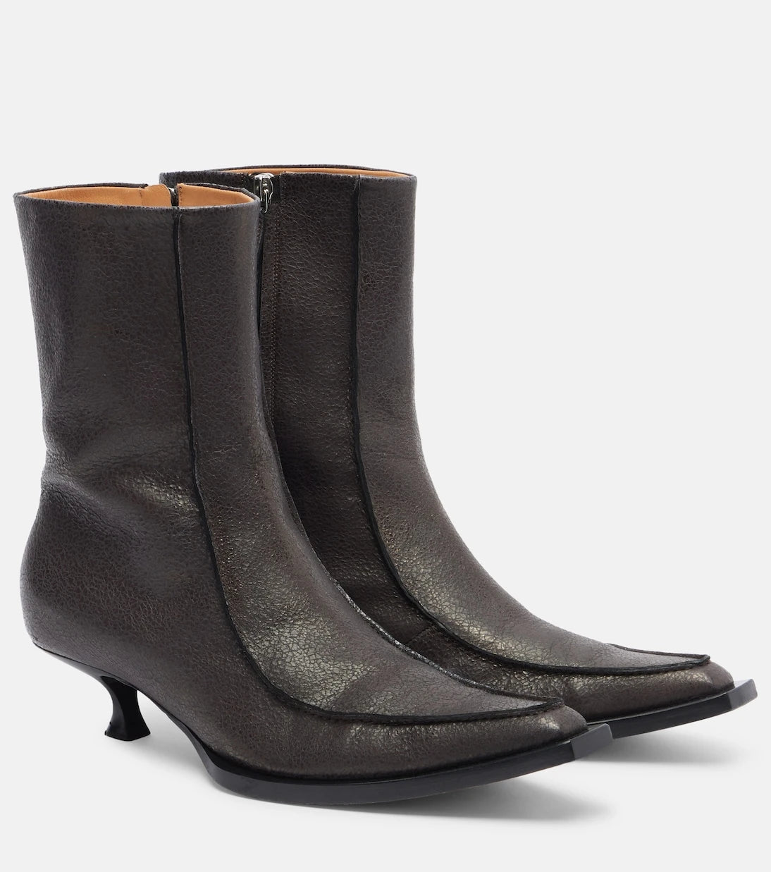 Calvin Klein Collection - Jodi leather ankle boots