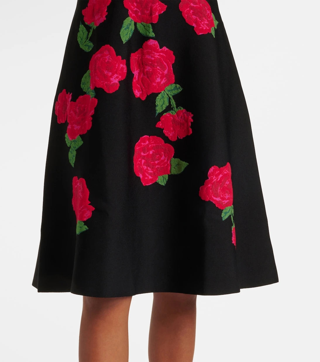 Carolina Herrera - Floral jacquard midi dress