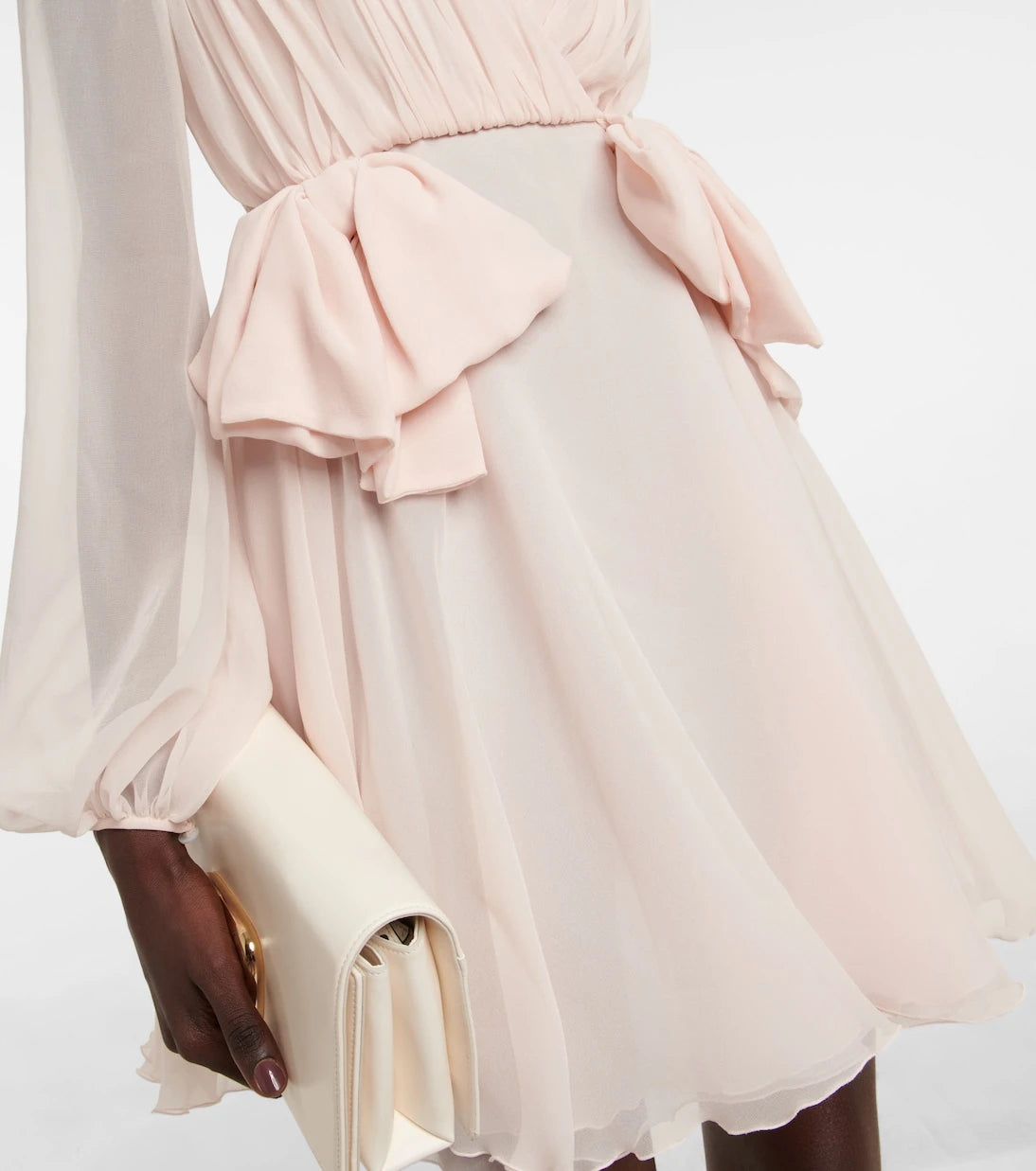 Giambattista Valli - Bow-detail ruched minidress