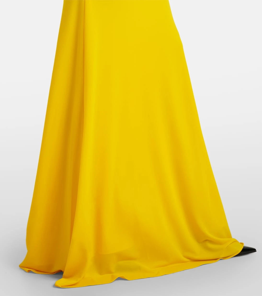 Alex Perry - Ruched open-back crêpe jersey gown