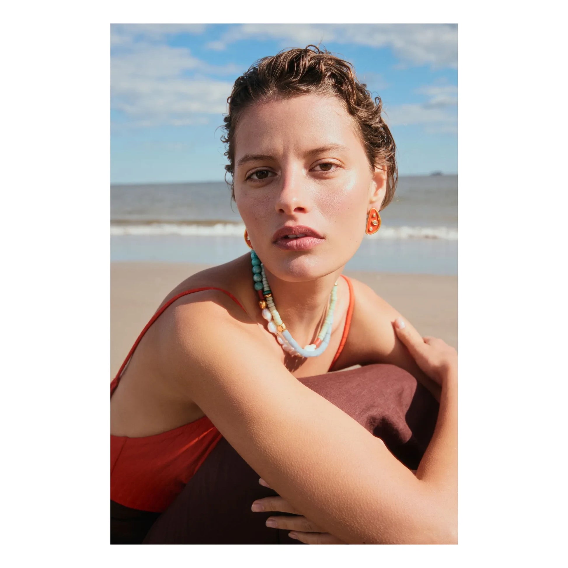 Lizzie Fortunato - Mini Arp Earrings | Gold