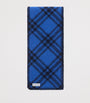 Burberry Narrow Wool Check Scarf