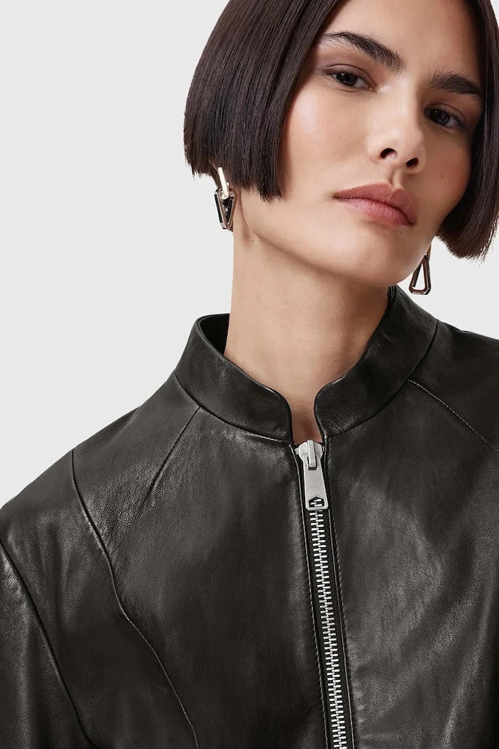 Кожено яке AllSaints SADLER