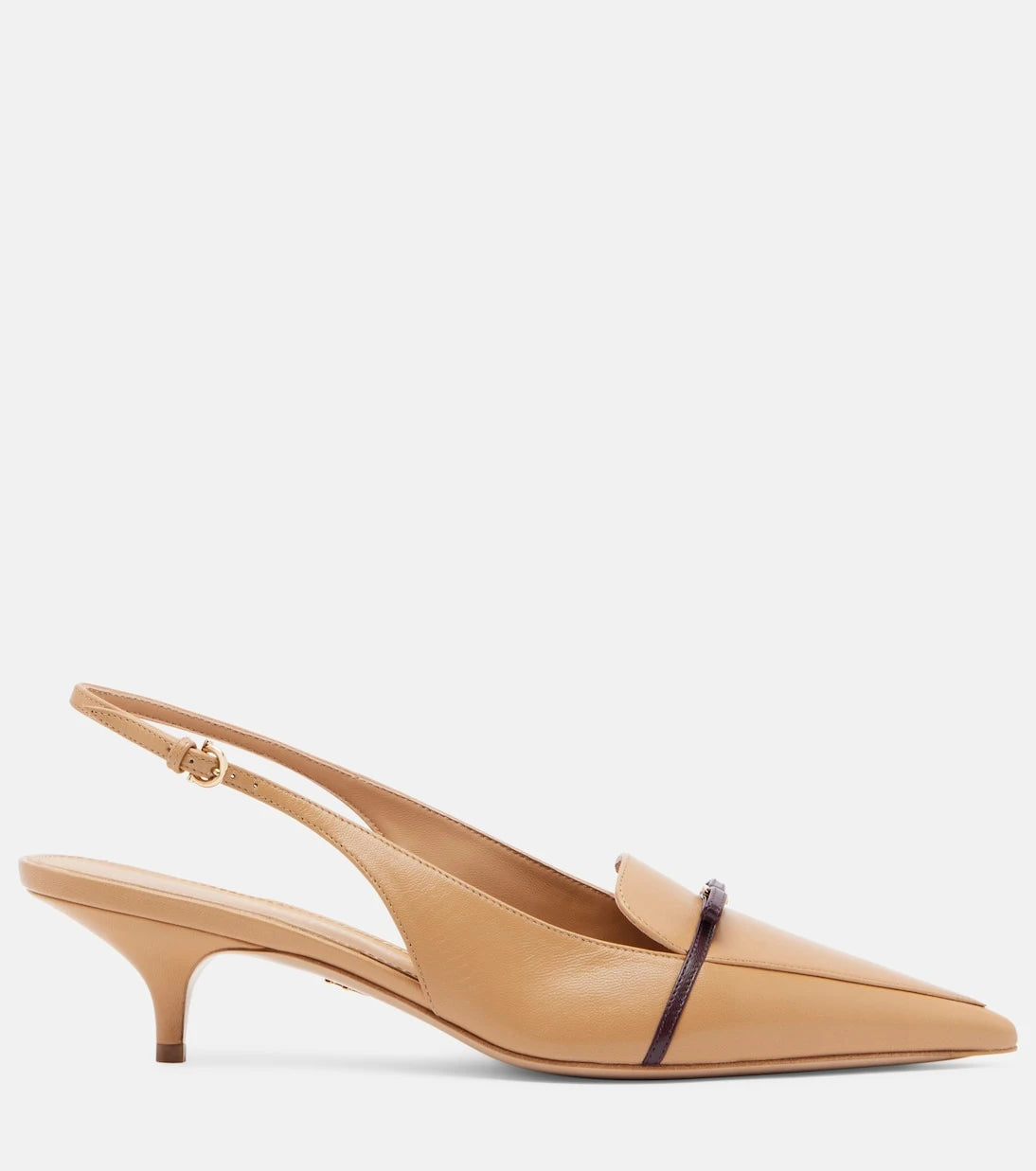 Ferragamo - Fiyonk detaylı deri stilettolar