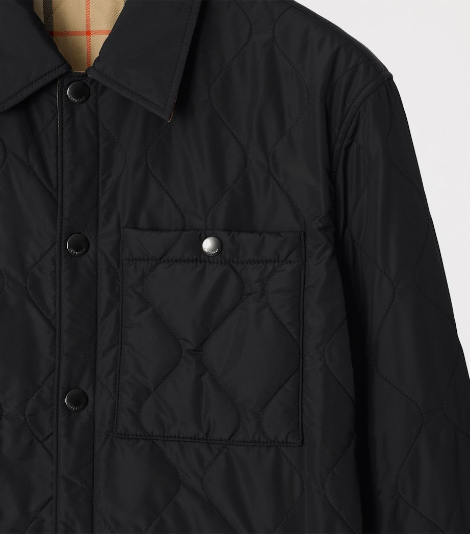 Burberry Black Reversible Quilted Jacket