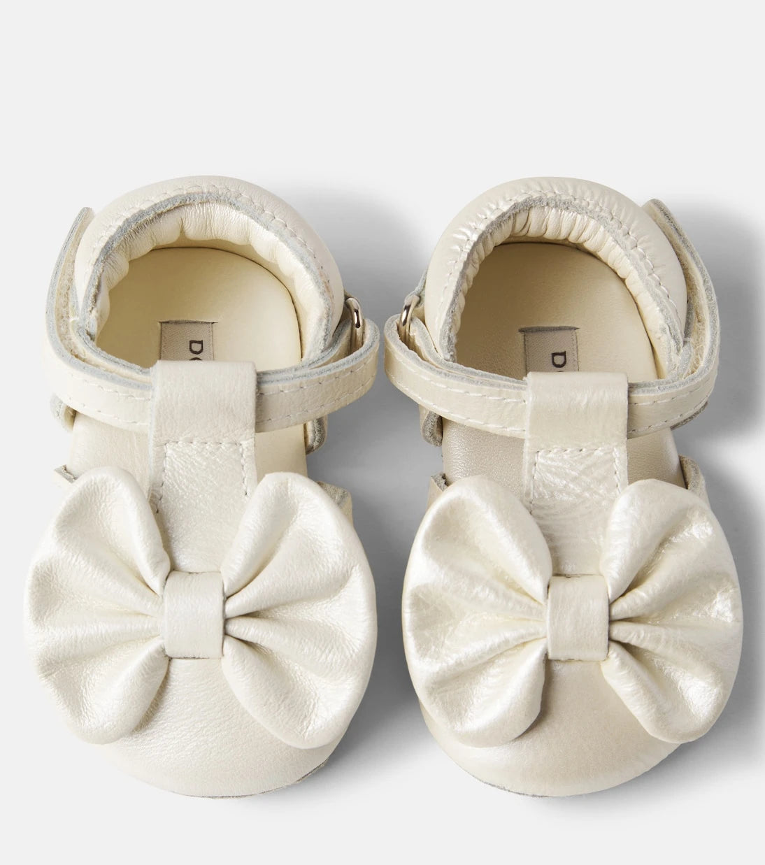 Donsje - Baby Meau bow-detail leather sandals