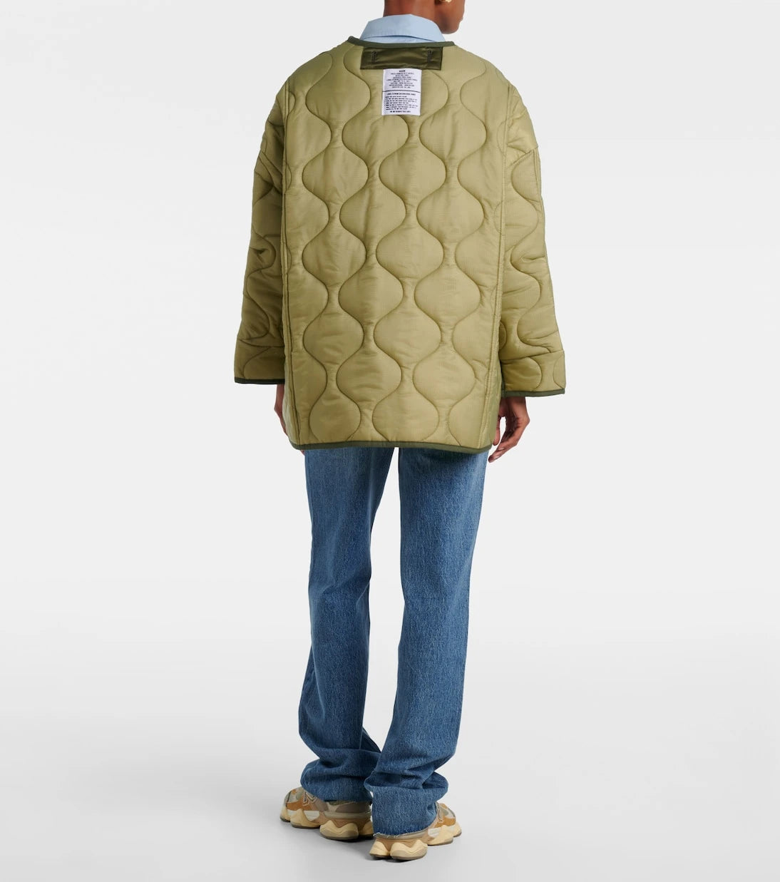 The Frankie Shop - Teddy oversized quilted jacket