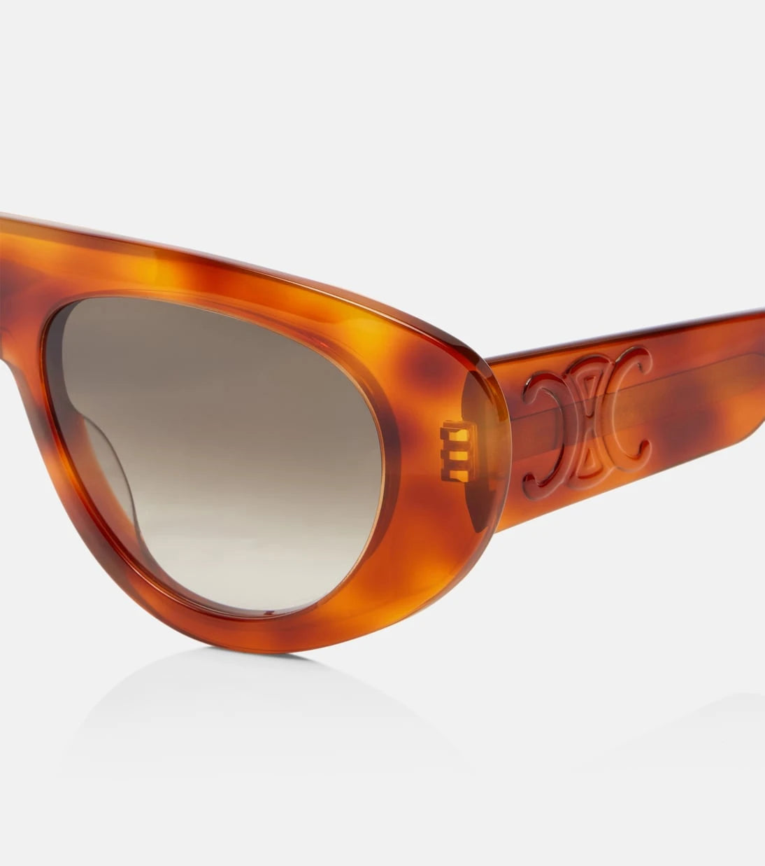 Celine Eyewear - Triomphe Stamp aviator sunglasses