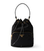 Prada Black Re-Nylon Duet Bucket Bag