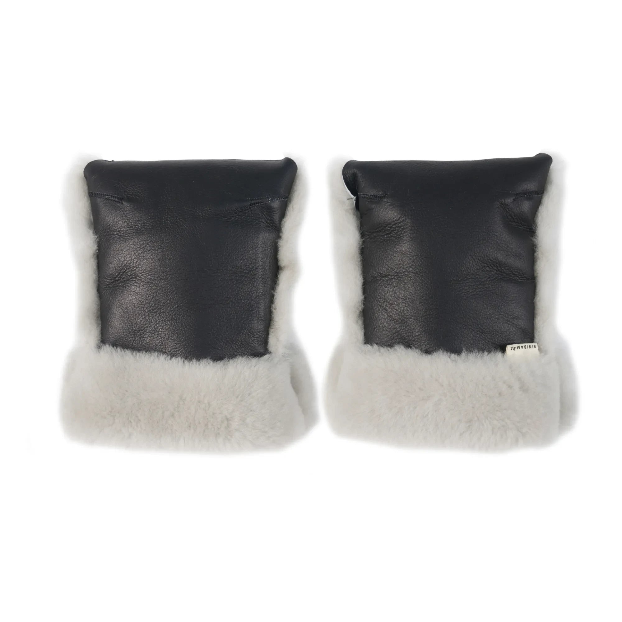 BINIBAMBA - Lambskin stroller mittens | Moon