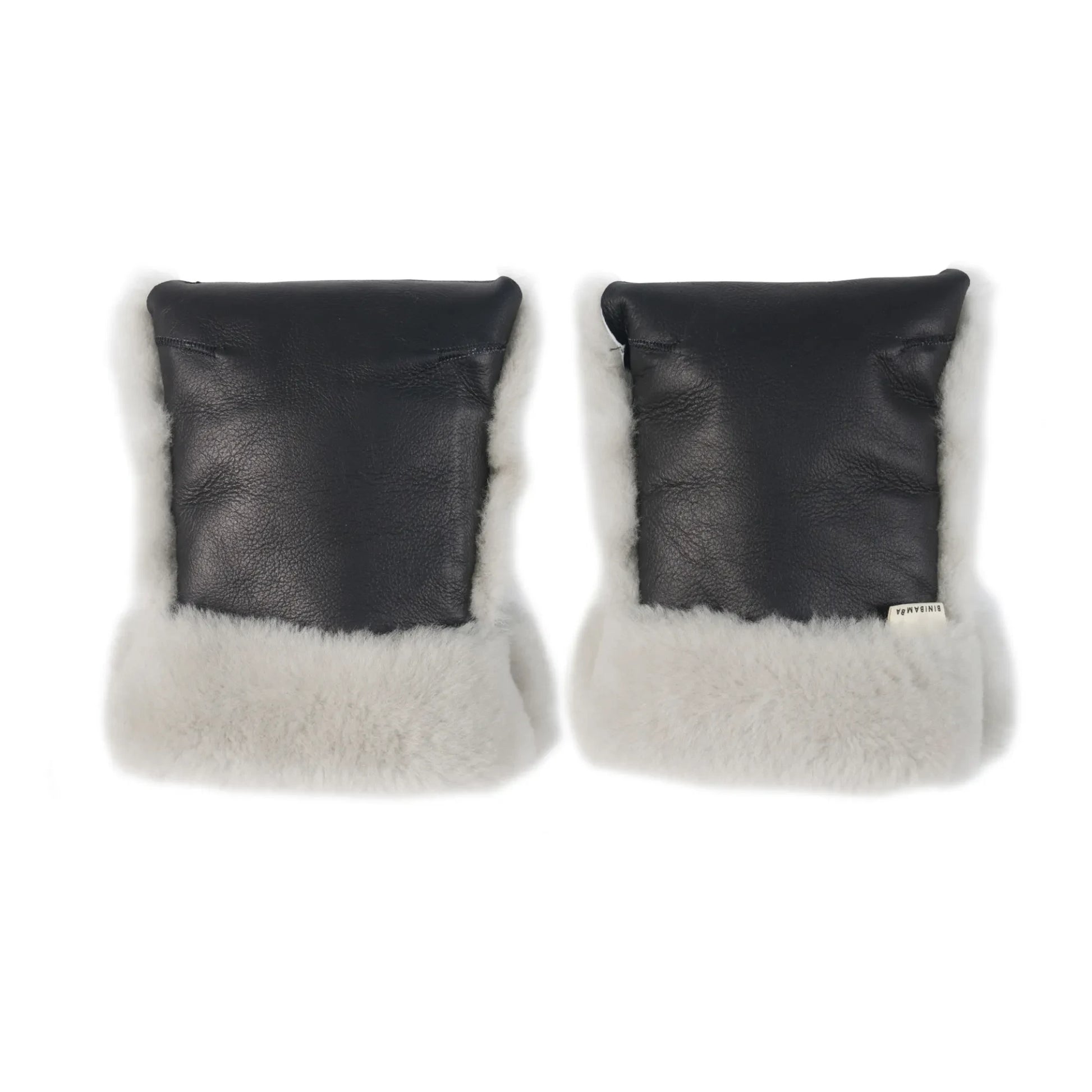 BINIBAMBA - Lambskin stroller mittens | Moon