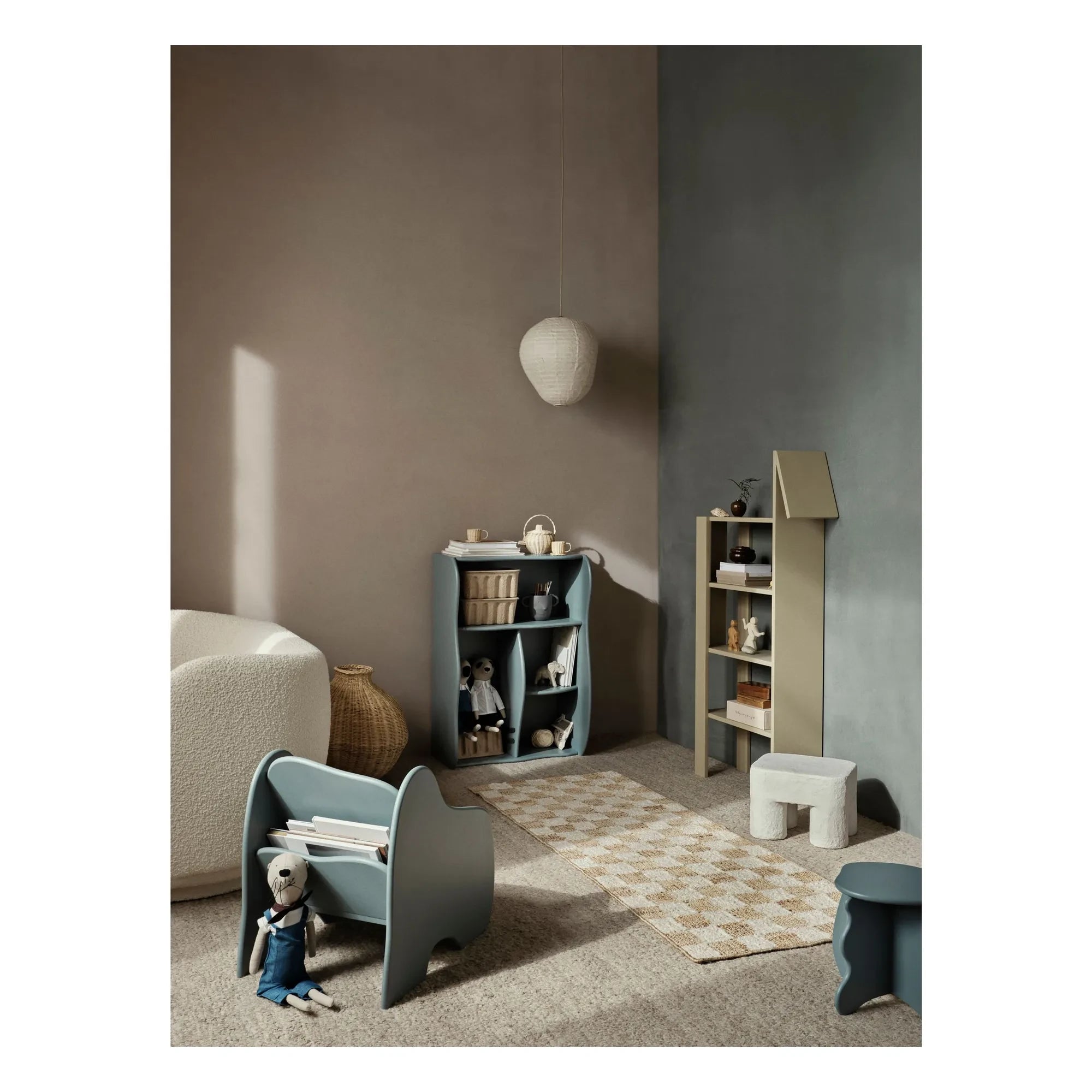 Ferm Living Kids - Slope Library | Grey blue