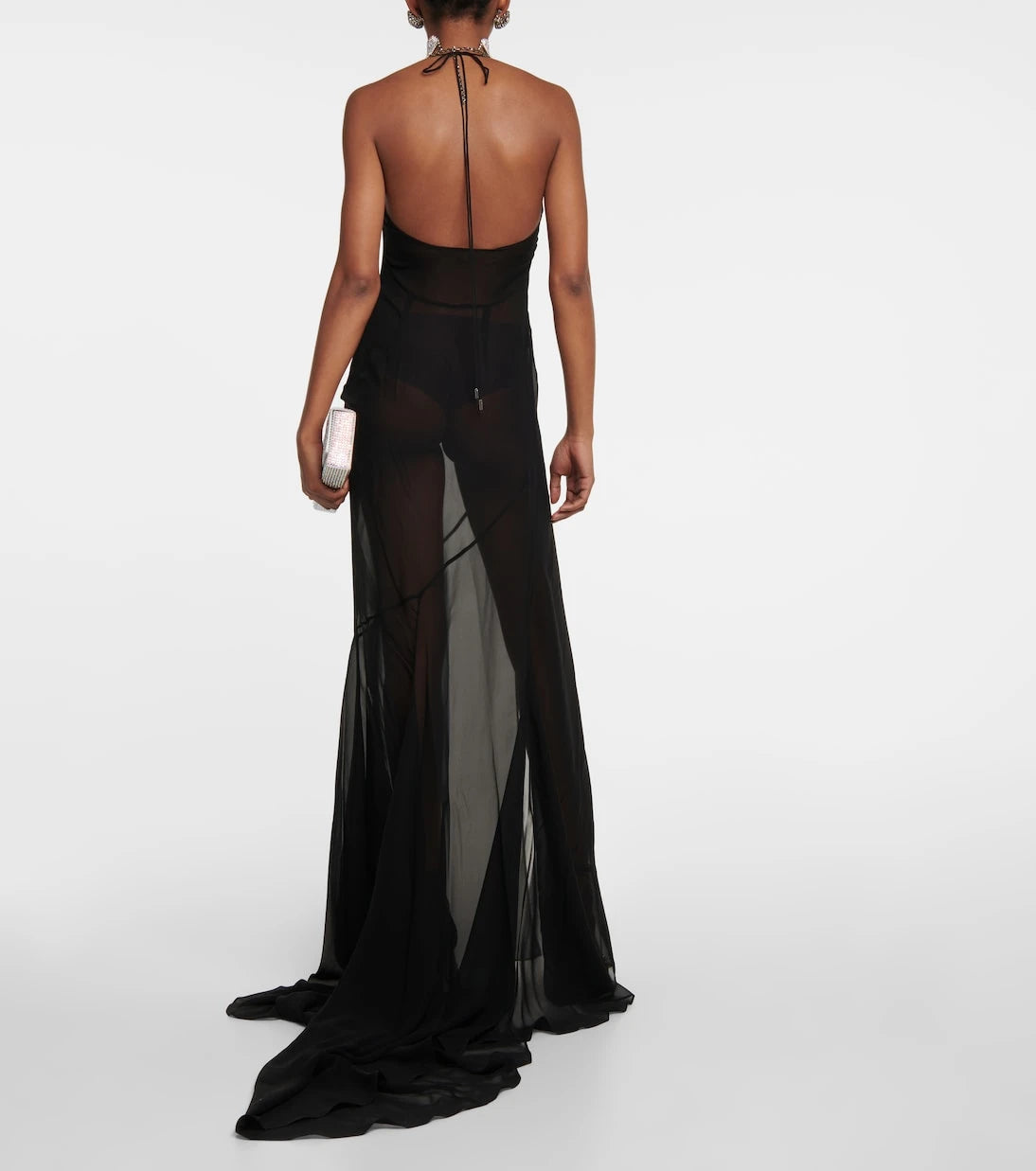 Alessandra Rich - Silk georgette gown