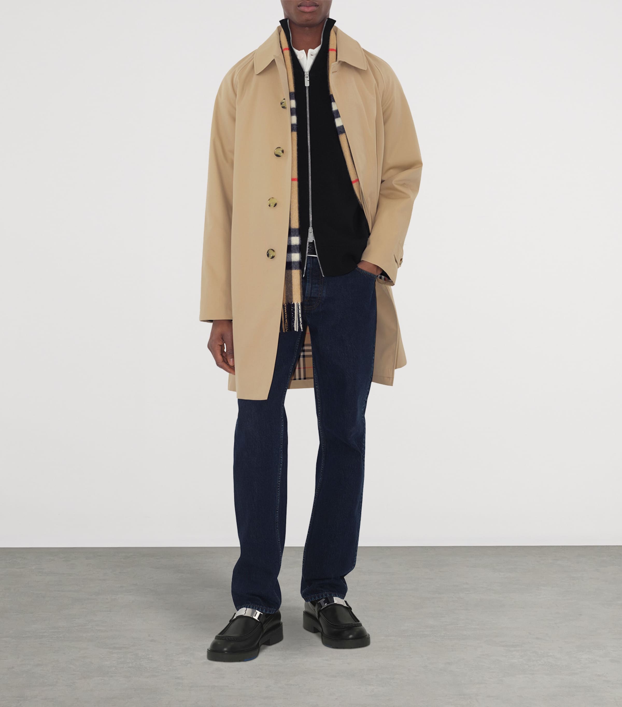 Mid-Length Camden Heritage Car Coat HONEY