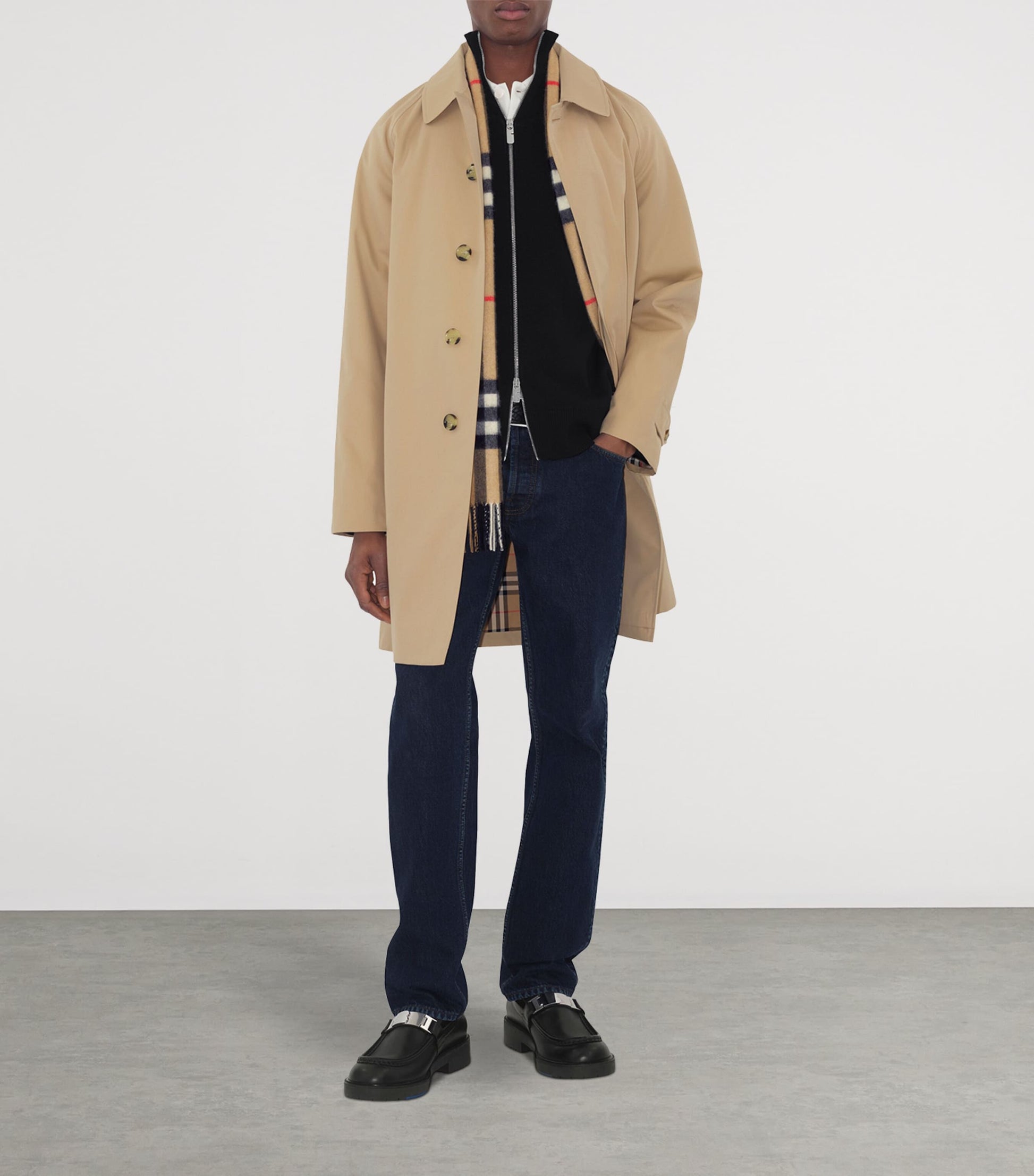 Mid-Length Camden Heritage Car Coat HONEY