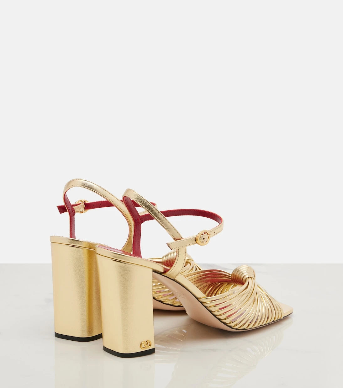 Valentino Garavani - Annet metallic leather sandals