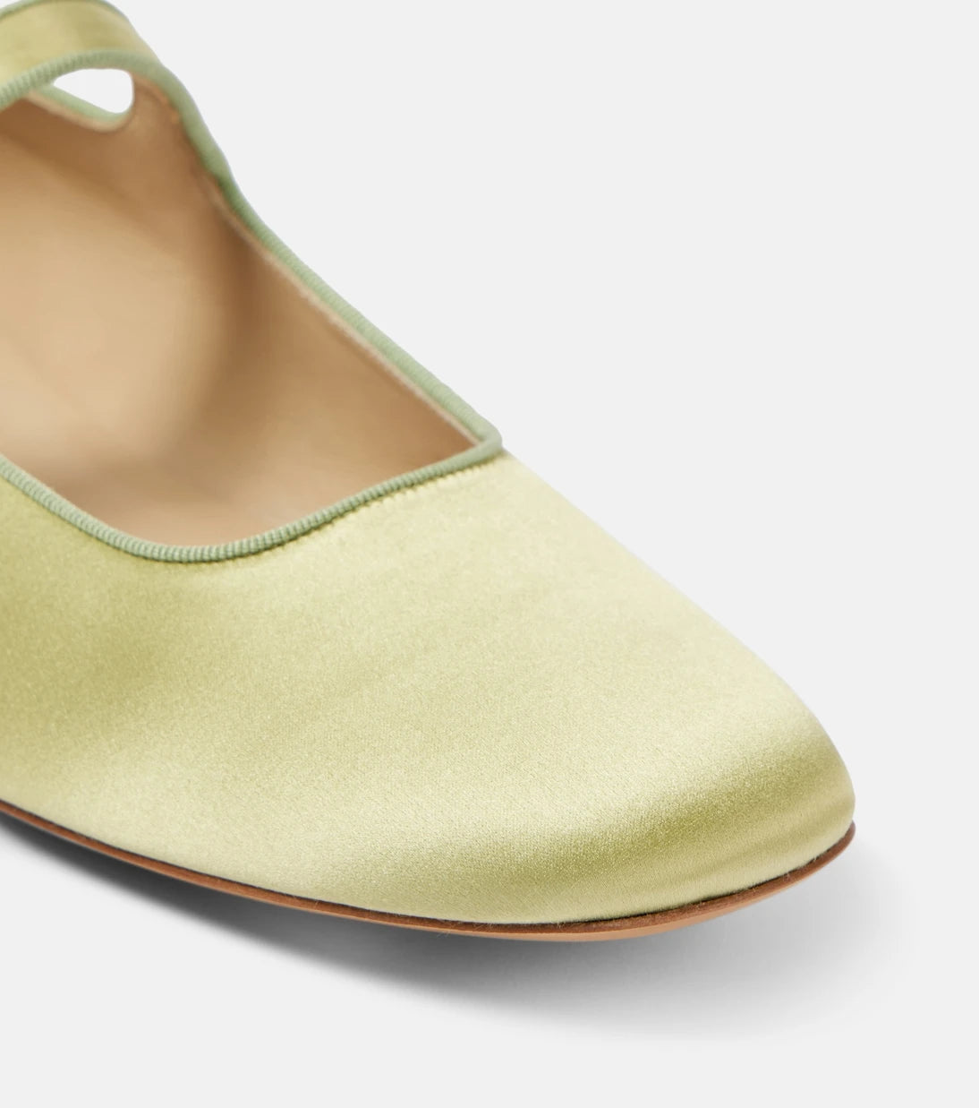 Le Monde Béryl - Classic satin Mary Jane flats