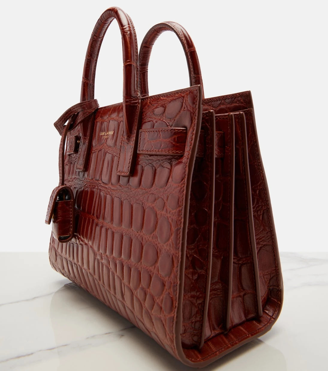 Saint Laurent - Sac De Jour Nano leather top-handle bag