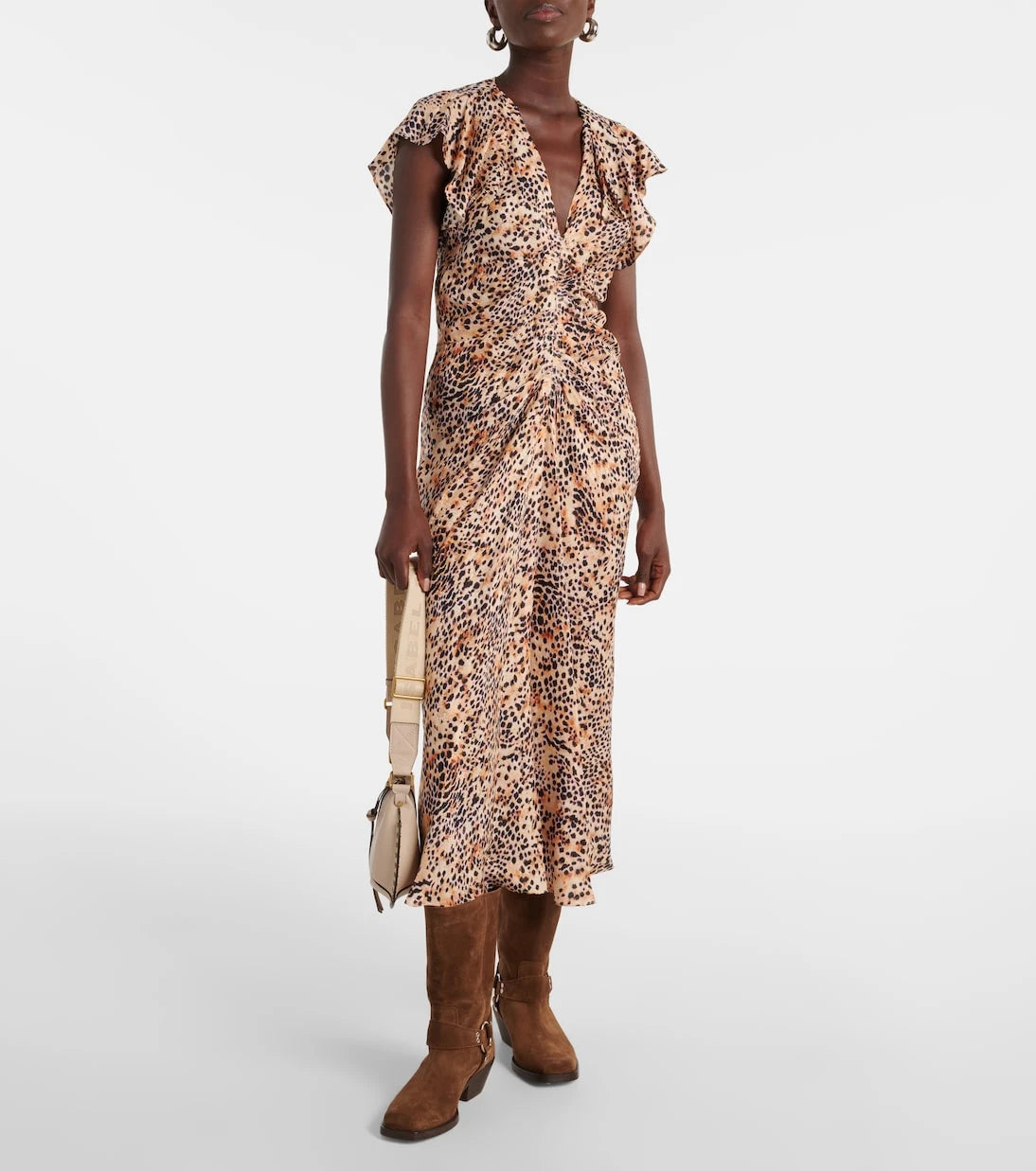 Isabel Marant - Lyndsay printed gathered midi dress
