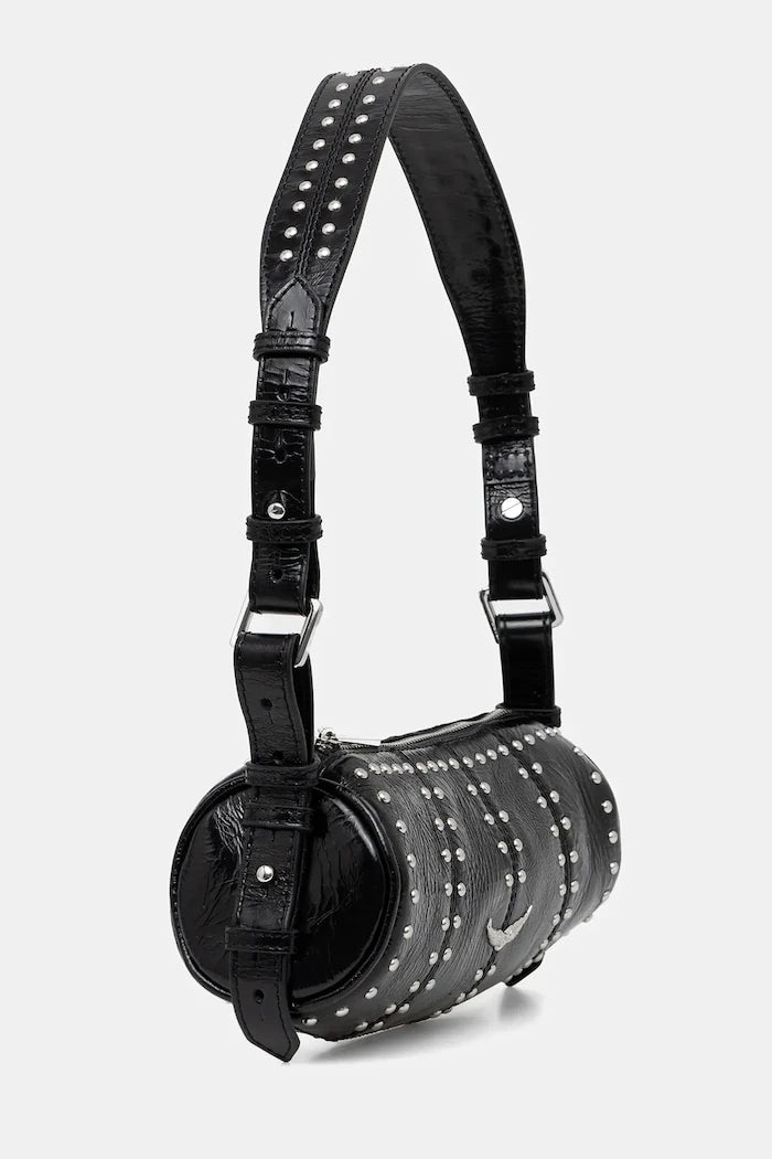 Кожена чанта ZADIG&VOLTAIRE LE ROUDOUDOU STUDS