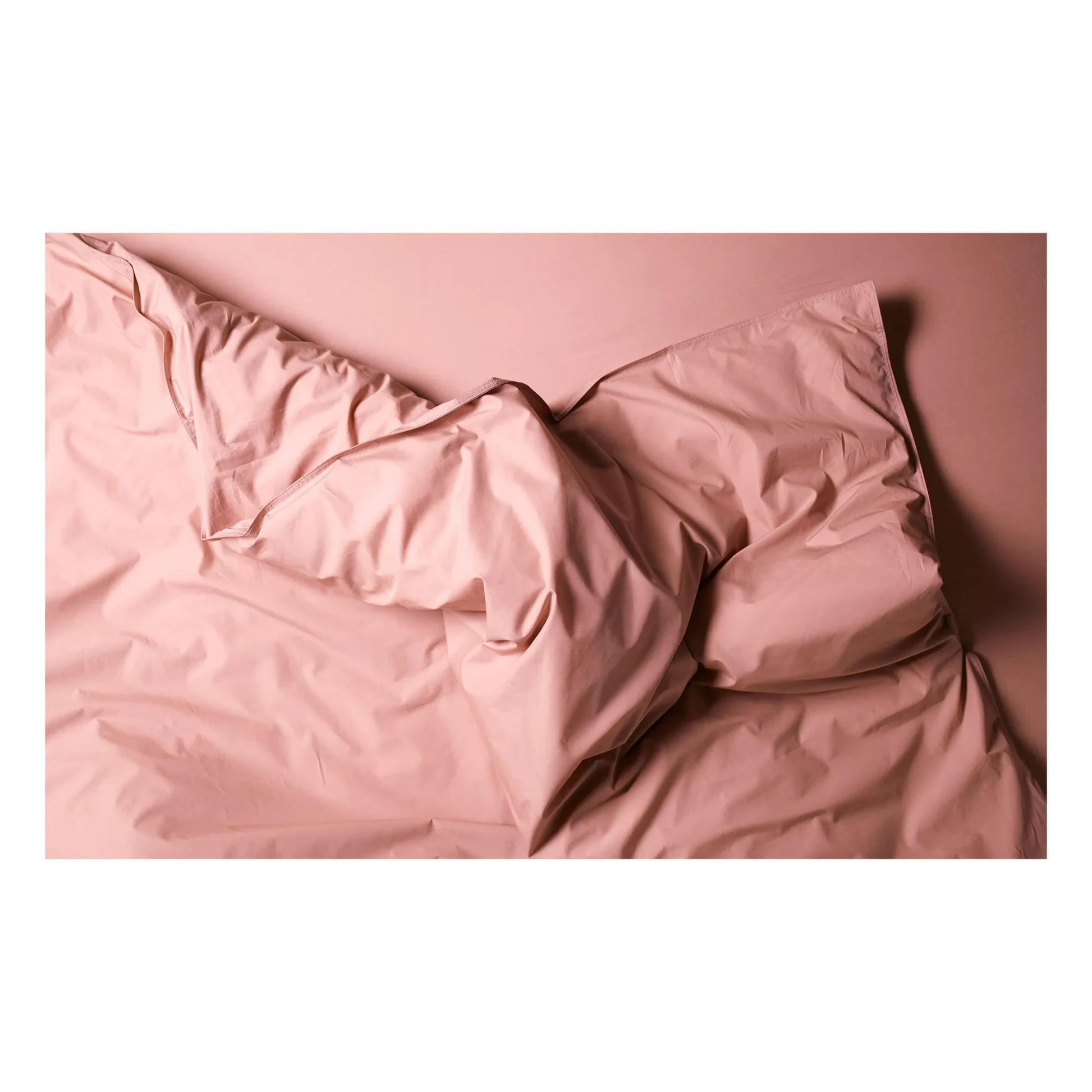 Suite 702 - Organic Percale Duvet Cover | Powder pink