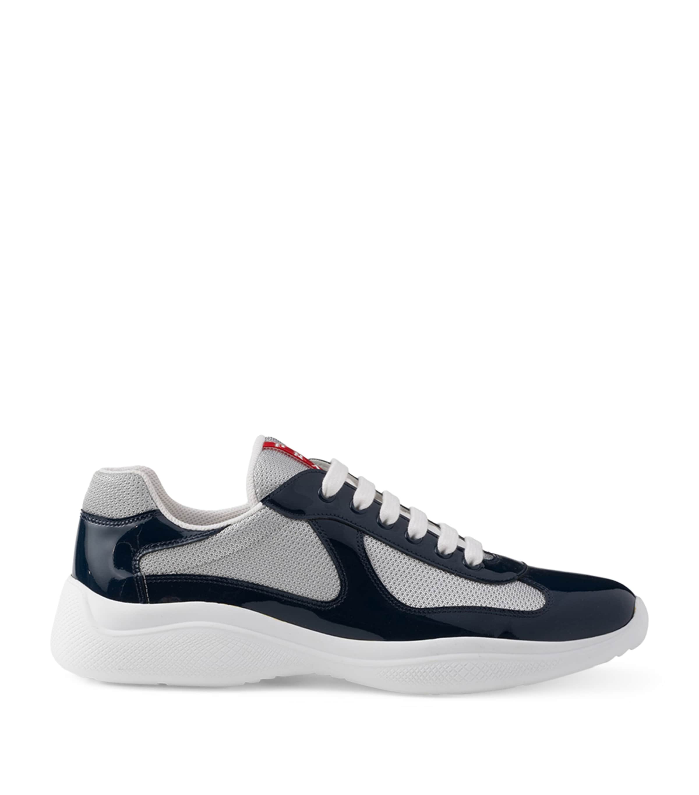 Patent Leather-Blend America's Cup Sneakers